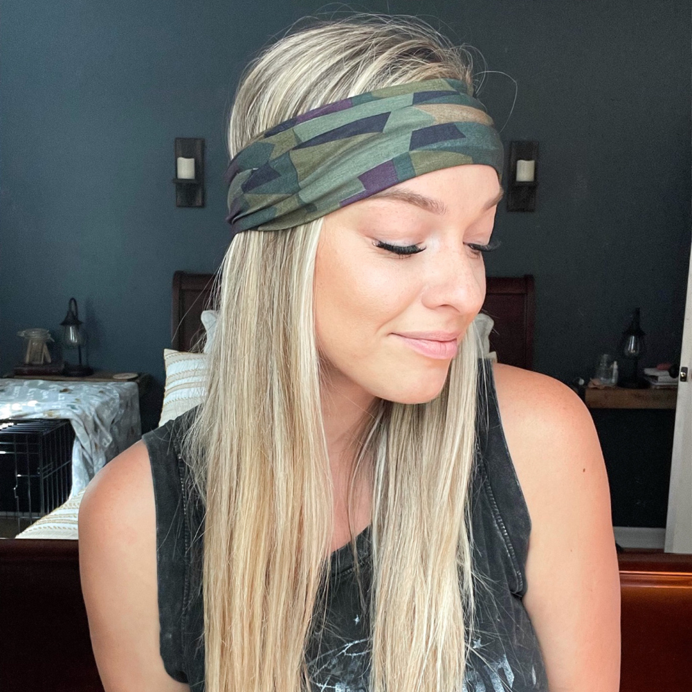 Luxe Tube Turban - Camo