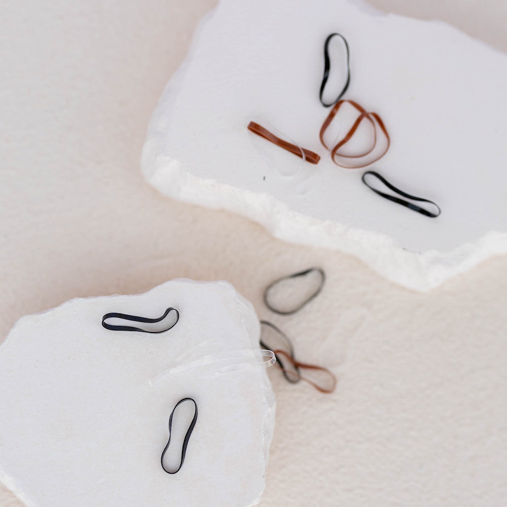 No Snag Elastic Hair Ties - 300 pc/bag