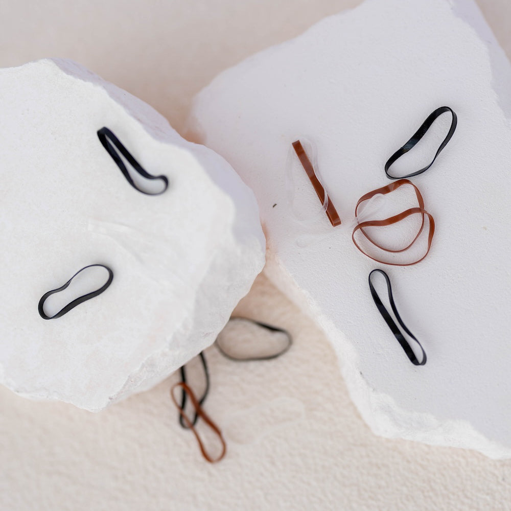 No Snag Elastic Hair Ties - 300 pc/bag
