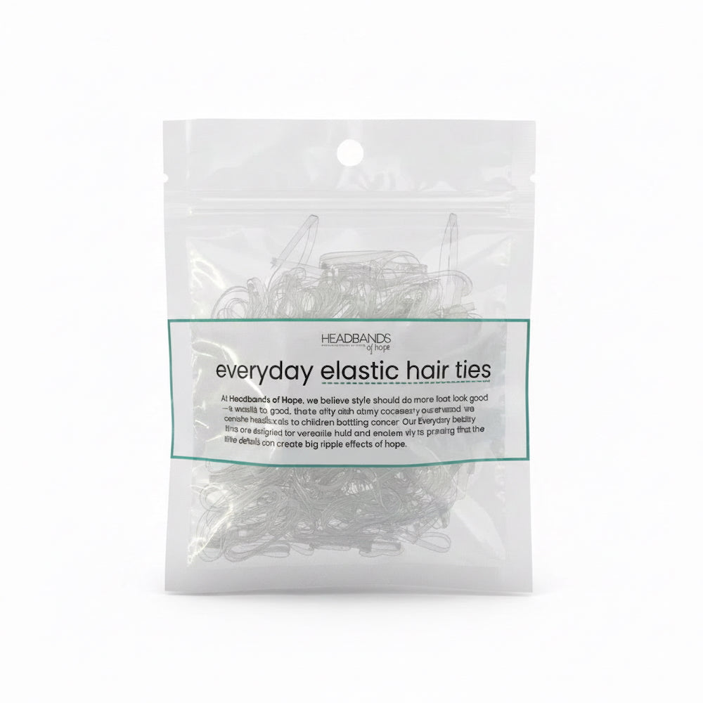 No Snag Elastic Hair Ties - 300 pc/bag