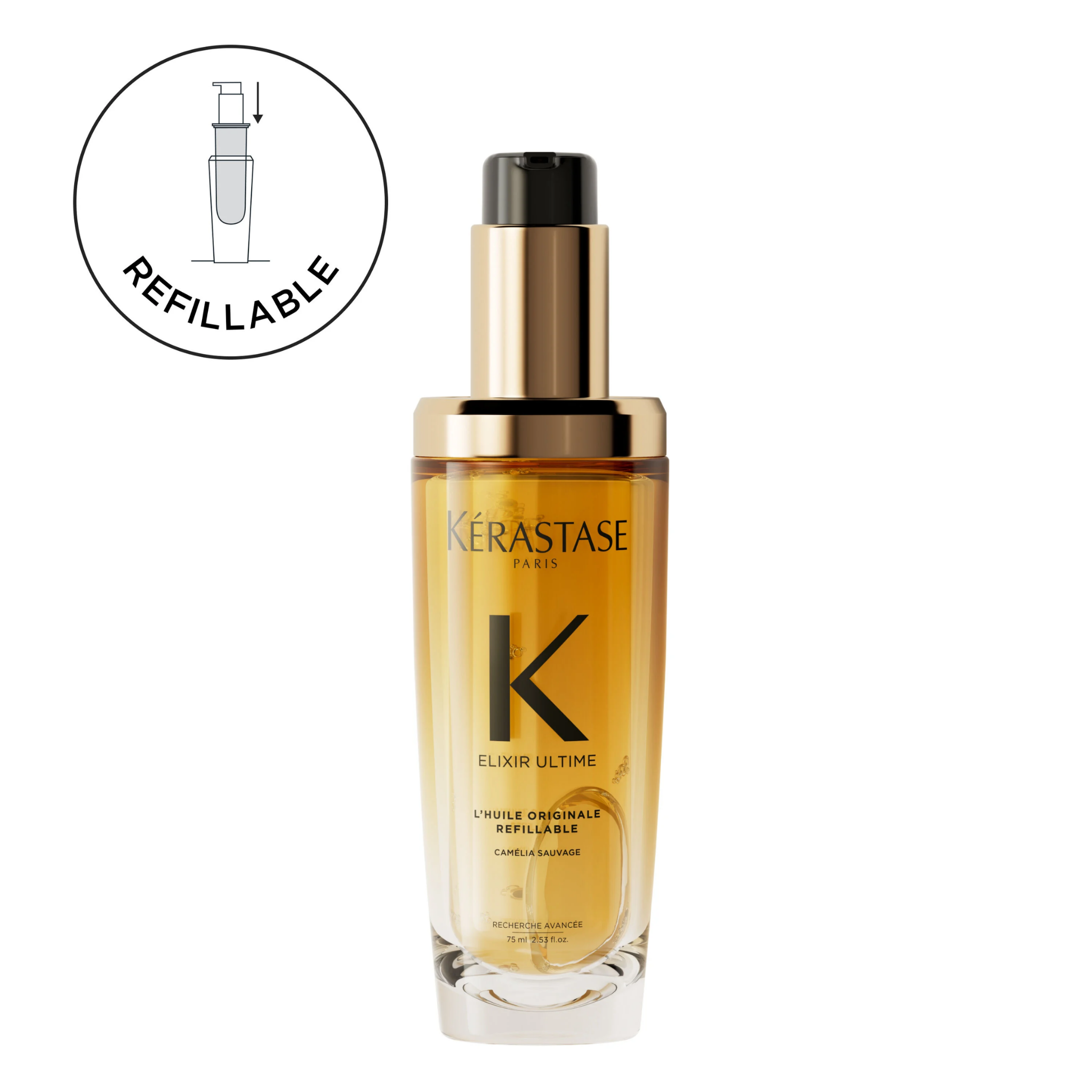 Kerastase Elixir Ultime Refillable Hydrating Hair Oil 75ml
