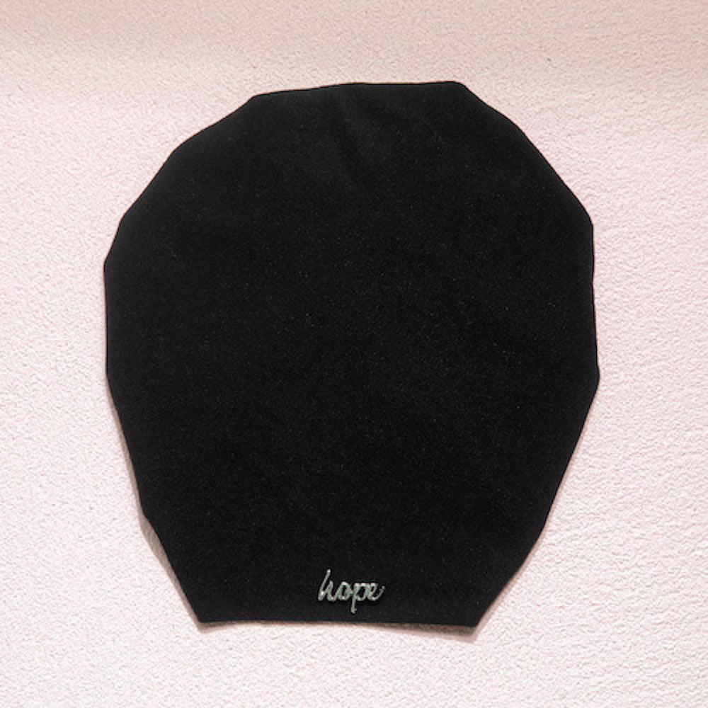 Adult Full Coverage Tube Turban - Black