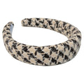 Padded Headband - Houndstooth