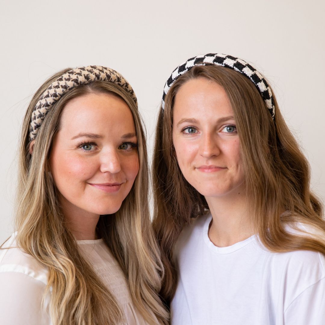 Padded Headband - Houndstooth