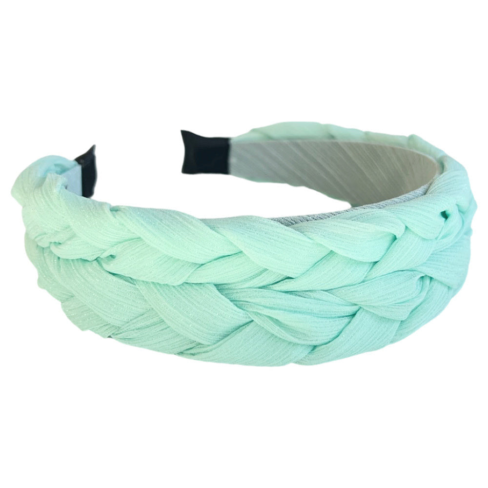 Blushing Braid Headband - Teal