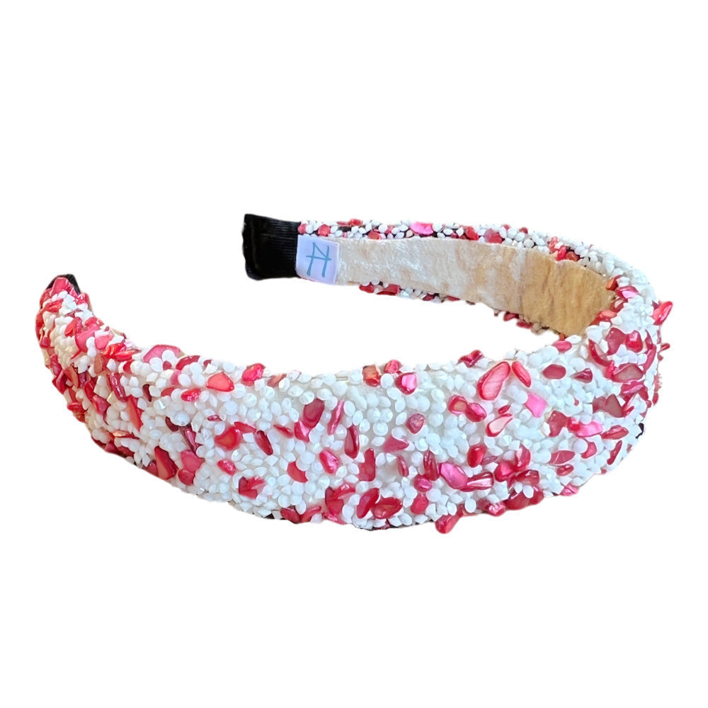 All That Glitters Headband -  Red
