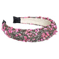 All that Glitters Headband - Pink + Black