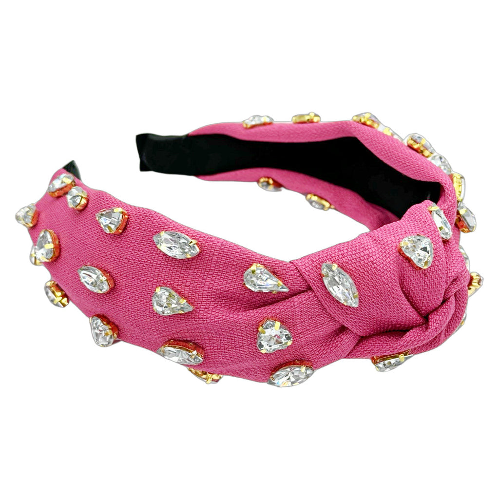 Traditional Woven Headband - Hot Pink