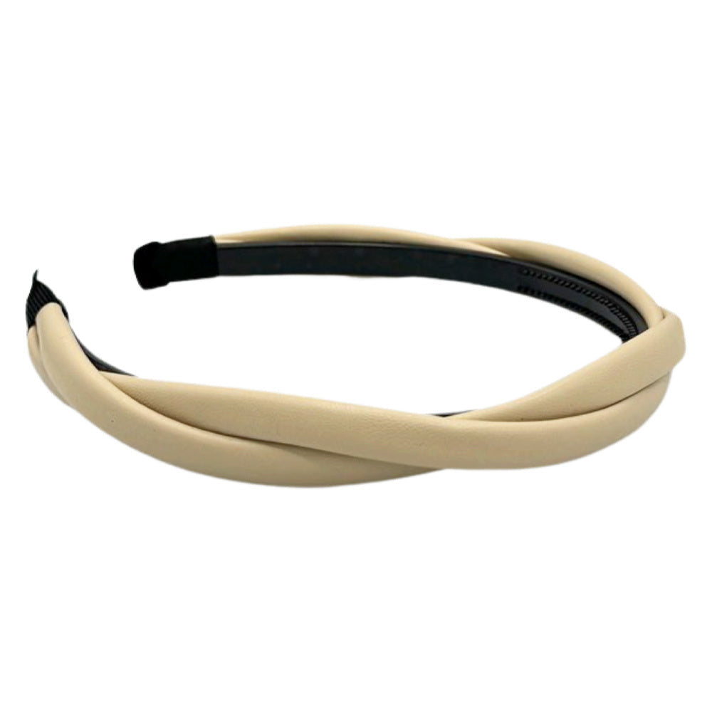 Traditional Braid Headband - Off White