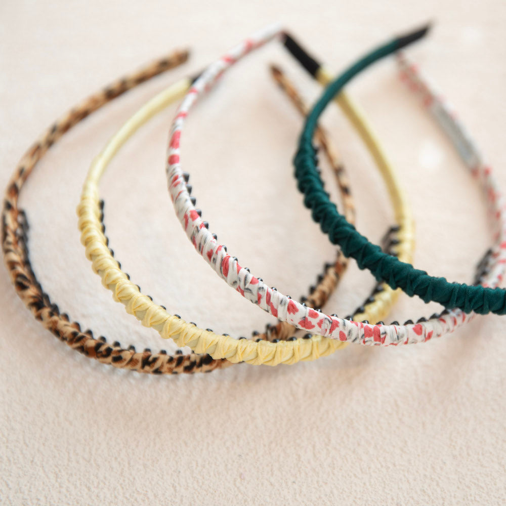 Thin Print Headband - Cheetah