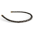 Thin All that Glitters Headband - Black