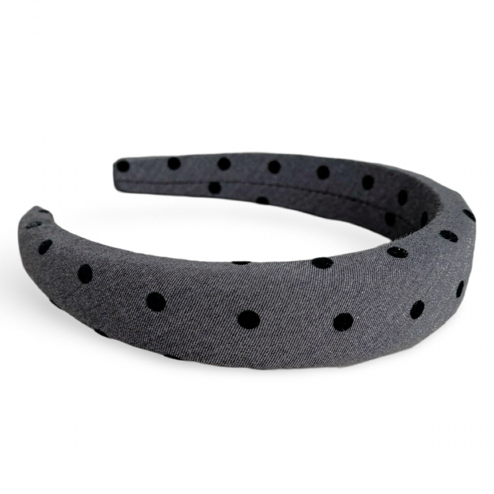Classic Padded Headband - Polka Dots