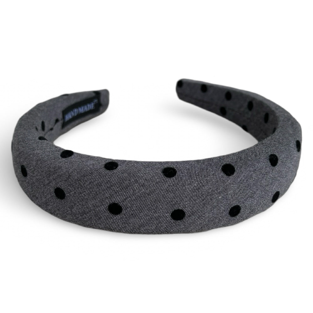 Classic Padded Headband - Polka Dots