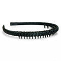 Thin Solid Headband - Black