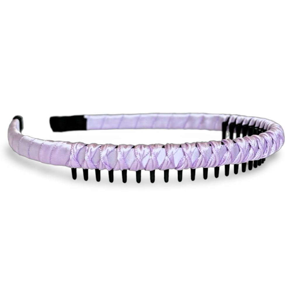 Thin Solid Headband - Purple