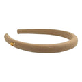 Classic Padded Thin Headband  - Light Brown