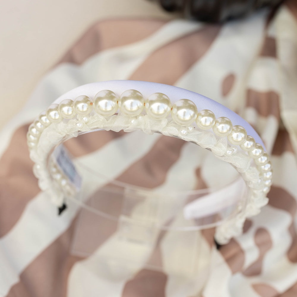 Classic Headband Set - Bridal White