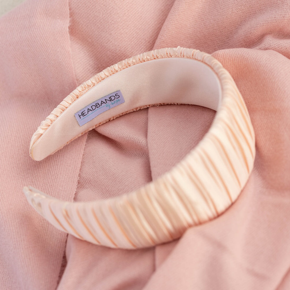Wide Headband  - Pastel Pink