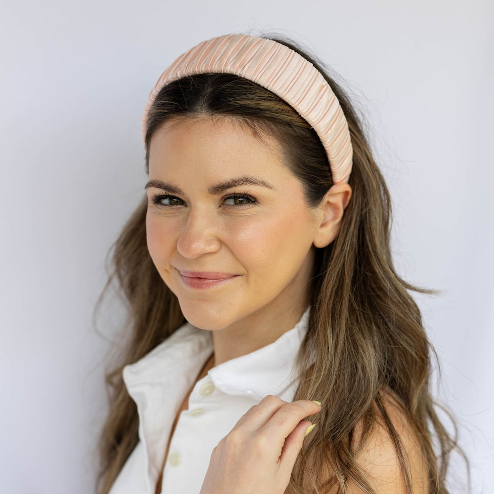 Wide Headband  - Pastel Pink
