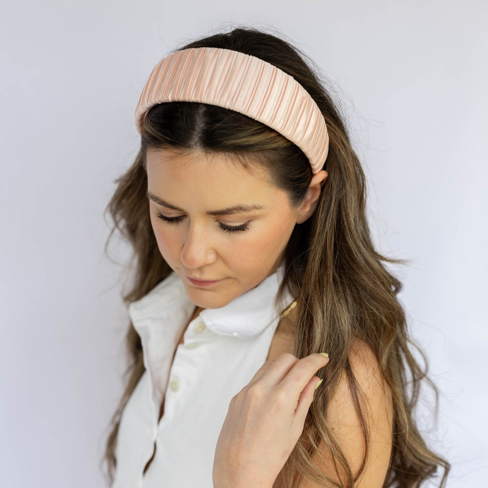 Wide Headband  - Pastel Pink