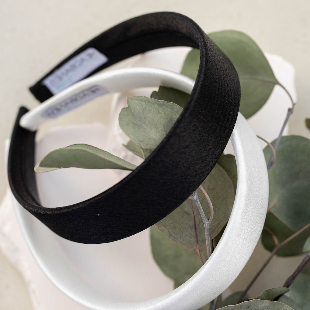 Wide Headband Set - Black + White