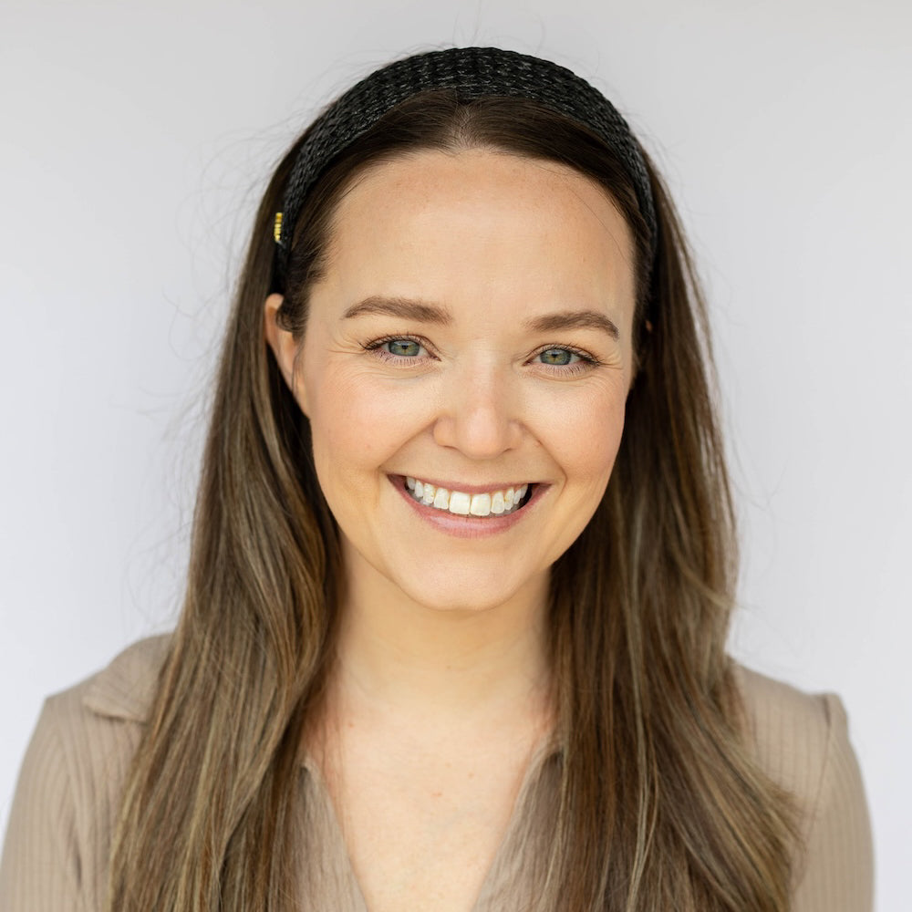 Wide Woven Headband - Black