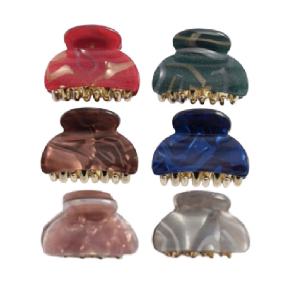Mini Claw Clip Set - Jewel Tones