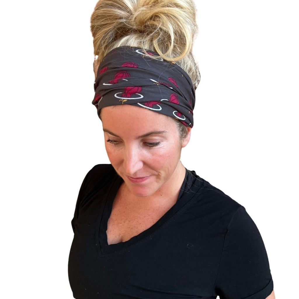 Miami Heat Tube Turban Headband