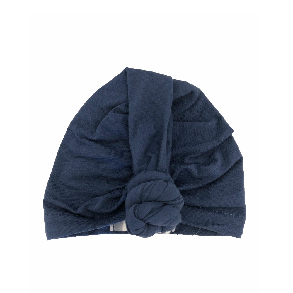 Navy Baby Turban