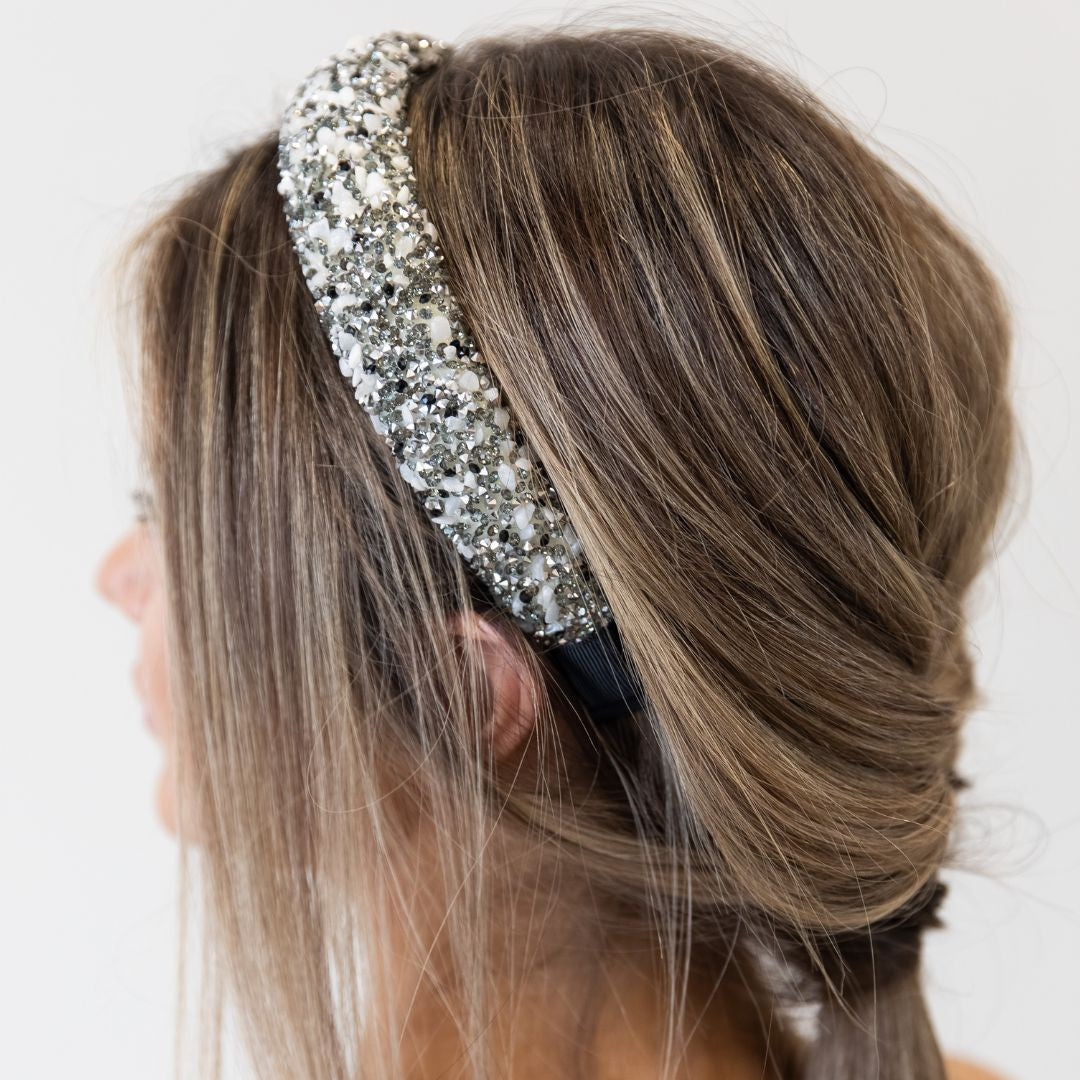 All that Glitters Headband - Silver