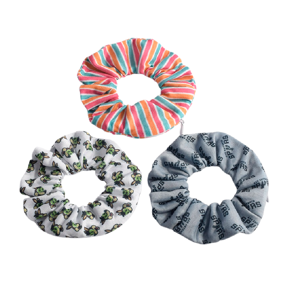 Zipper Scrunchie Set - Spurs