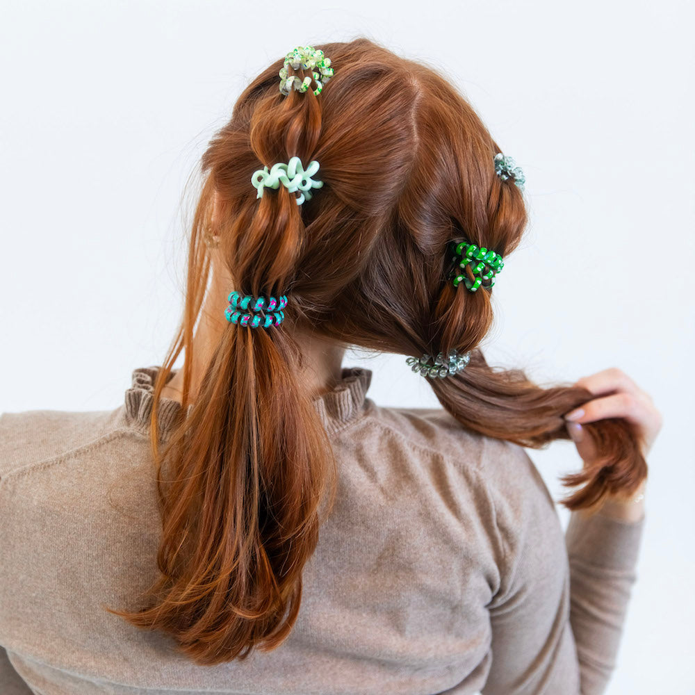 Hair Tie Set - Green Shades