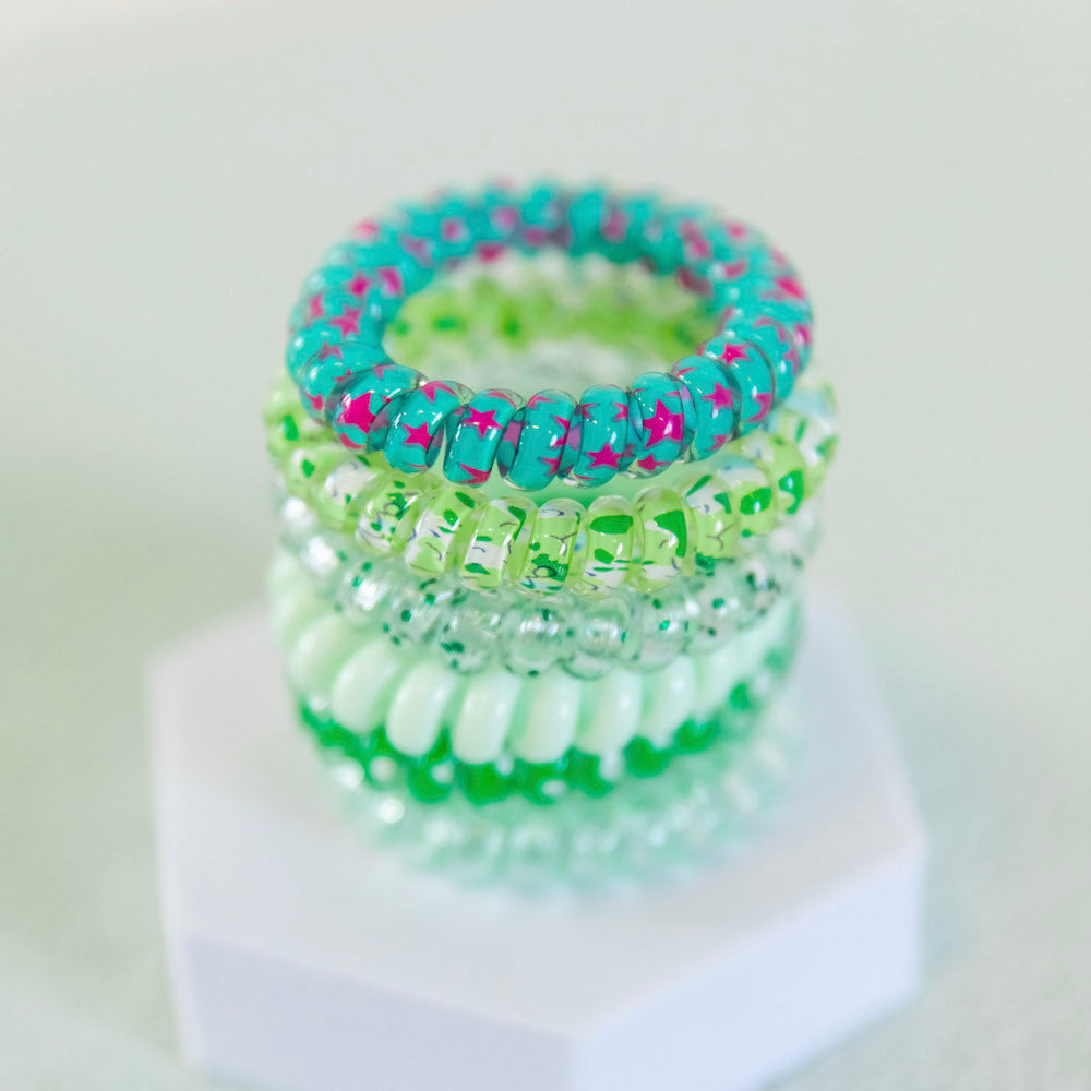Hair Tie Set - Green Shades