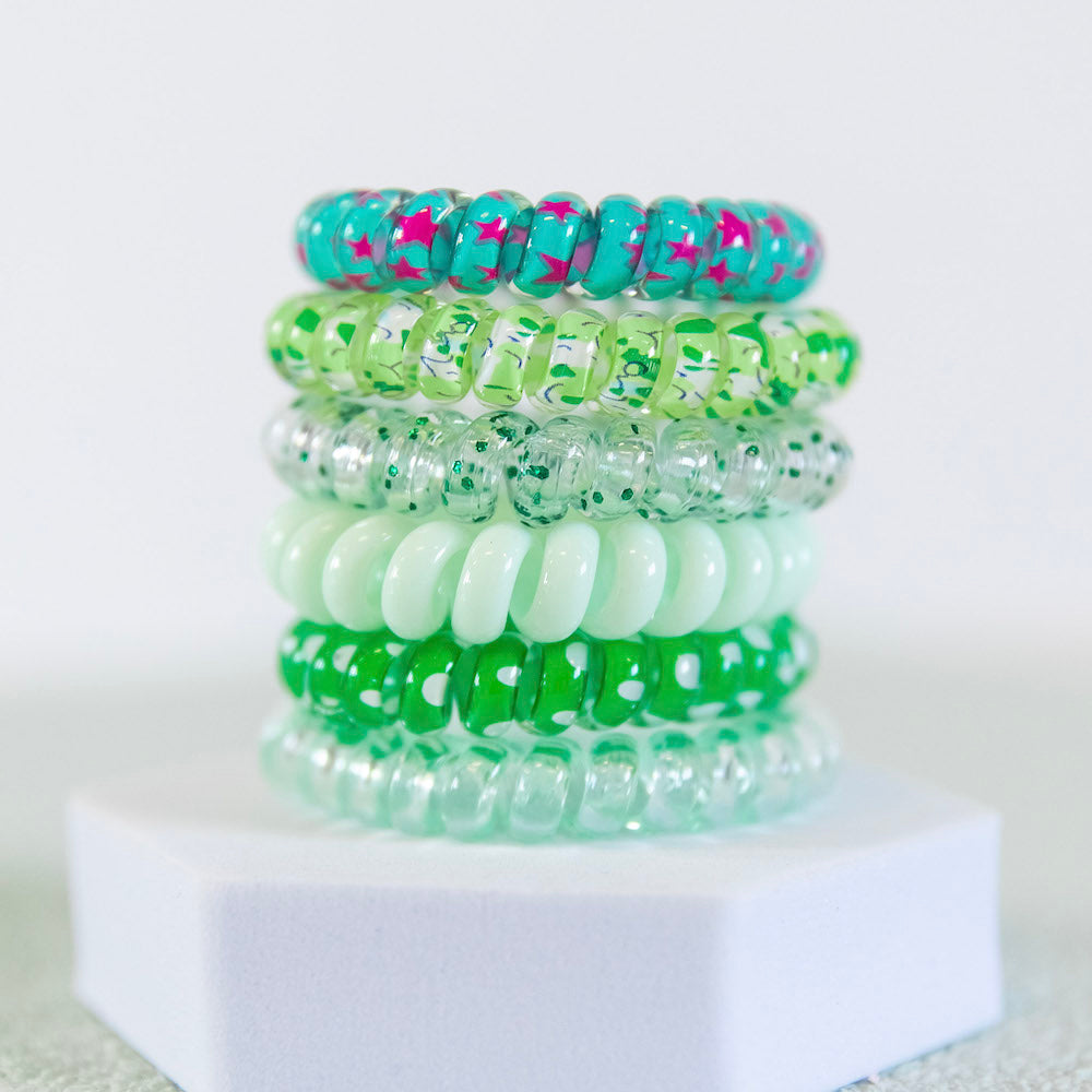Hair Tie Set - Green Shades