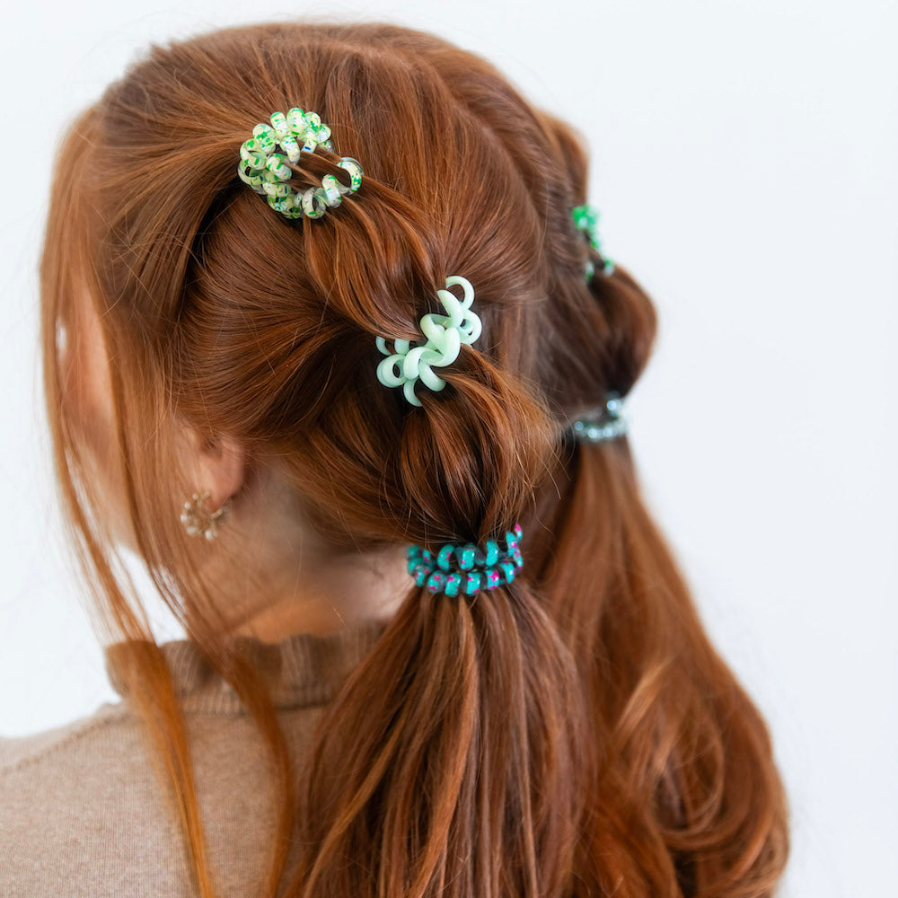Hair Tie Set - Green Shades