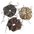 Oversized Ribbon Scrunchie Set of 3 - Plaid Bows