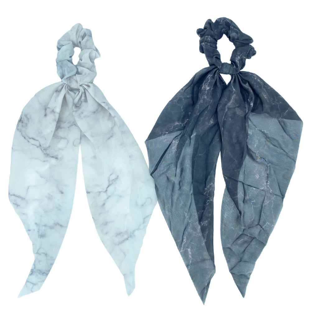 Marble Darling Scrunchies Set of 2
