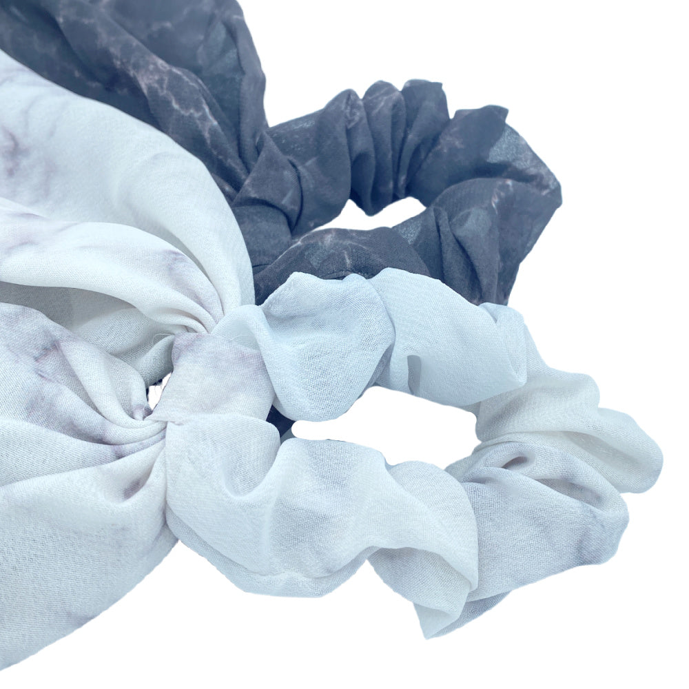 Marble Darling Scrunchies Set of 2