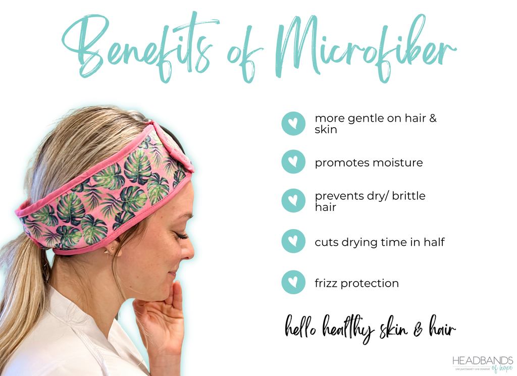 Microfiber Headband + Scrunchie Set - Blush