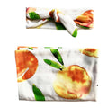 Sweet as a Peach Swaddle + Headband Set