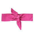 Luxe Bamboo Knotted Headband - Berry Pink