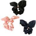 Silk Tie Scrunchie Set