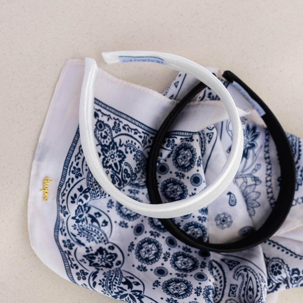 Wide Headband Set - Black + White