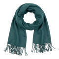 Italian Fringe Scarf - Evergreen