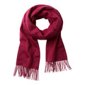 Italian Fringe Scarf - Merlot