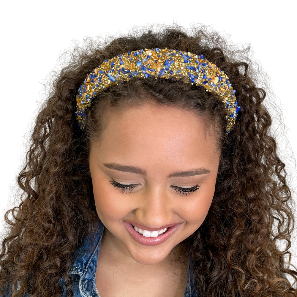 Warriors Glitter Headband