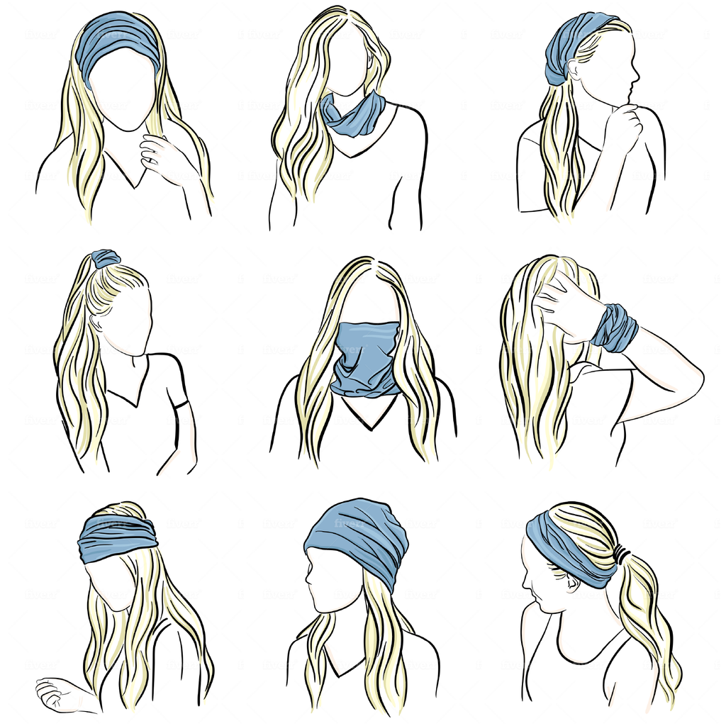 Limited Edition Luxe Tube Turban - St. Baldrick's Blue Polka Dot